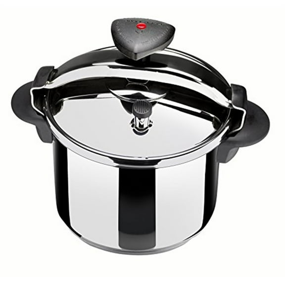 Magefesa Star 6.3-Quart Stainless Steel Pressure Cooker, Works on All Stovetops