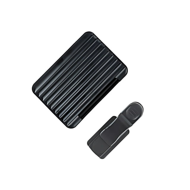 Transemion High Definition Mirror Reflection Clip For Smartphone Camera Tight Fixation black 1Set