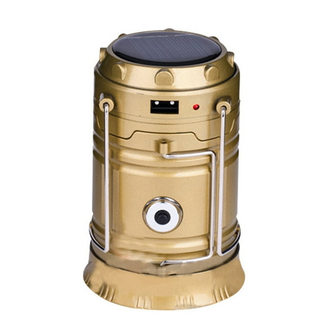 Multi-functional Outdoor Camping Light Rechargeable Portable Solar Camping Lamp For Camping Hiking