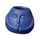 thumbnail image 2 of Maceta de cerámica pequeña decorativa con diseño de dibujos animados divertidos Azul, 2 of 8
