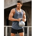 thumbnail image 4 of COOFANDY Mens Gym Tank Tops Y-Back Workout Muscle Tee Sleeveless Workout Tops Sports Training Cut Off T-Shirts, 4 of 7