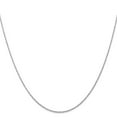 thumbnail image 2 of Primal Gold 14 Karat White Gold 0.7mm Carded Cable Rope Chain, 2 of 4