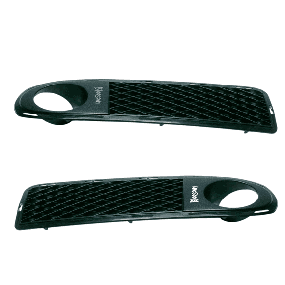Par Rejillas Bloosom Facia Delant Pointer 00-05 Con Hoyo Faro Niebla Negro