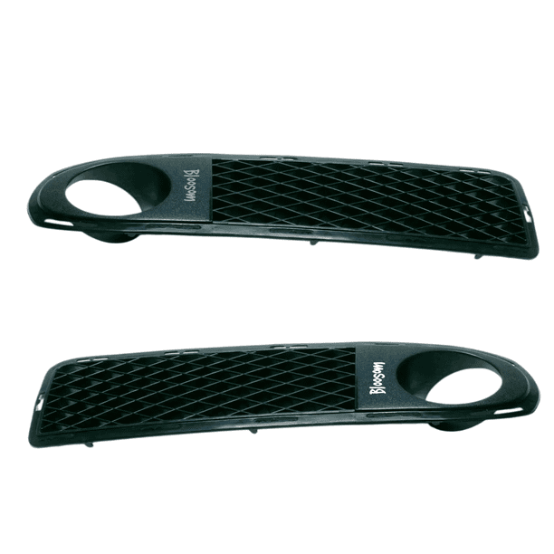 Par Rejillas Bloosom Facia Delant Pointer 00-05 Con Hoyo Faro Niebla Negro