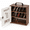 Black Walnut-33 Slots, variant on Wooden Phone Lock Box Cell Locker With 36 Adjustable Dividers