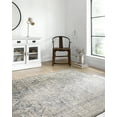 thumbnail image 6 of Loloi Teagan Sky / Natural 5'-3" x 7'-6" Area Rug, 6 of 6