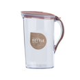thumbnail image 1 of 2.1L Large Plastic Water Pitcher with Lid And handle home Square Water kettle Tea, or Juice Containers, 1 of 5