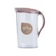thumbnail image 1 of Jarra de agua grande de plástico de 2,1 l con tapa y asa Hervidor de agua cuadrado for el hogar Contenedores de agua, té o jugo for el refrigerador, 1 of 5