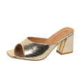thumbnail image 2 of Viluyesy Womens Slippers Comfortable Non-Slip High Heel Womens Footwear Gold Size 43, 2 of 10