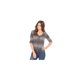 thumbnail image 1 of Aeropostale Geo blusa campesina para mujer, negro, mediano Aeropostale Campesino, 1 of 1