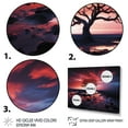 thumbnail image 3 of Designart "Blue Black Sky Euphony I" Landscapes Wall Decor, 3 of 5