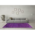 thumbnail image 3 of Ahgly Company Indoor Round Abstract Purple Modern Area Rugs, 7' Round, 3 of 4