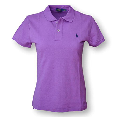 womens purple ralph lauren polo shirt