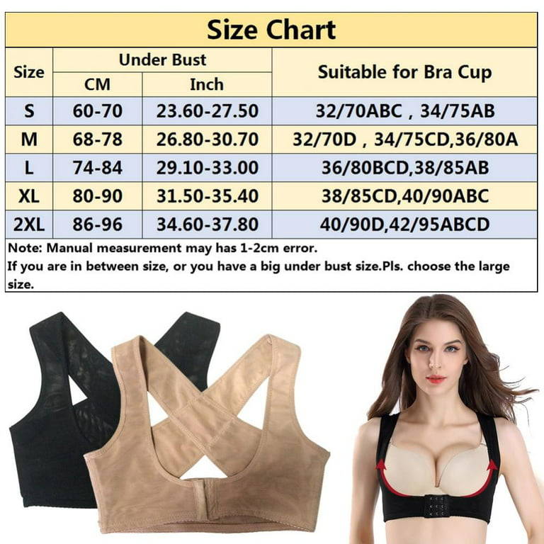 Chest Brace Up Women Posture Corrector Shapewear Breast Back Support X  Strap Bra Support Shaper Vest Tops 