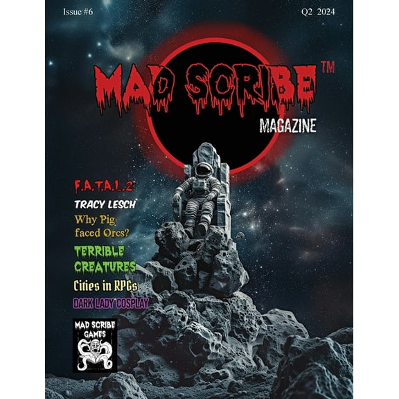 Mad Scribe Magazine Issue #6, (Paperback)
