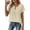 Khaki,#117, variant on Tops for Women Summer Short Sleeve V Neck T Shirts Lightweight Embroidered Lace Boho Blouses Casual Beach Tops,M