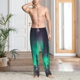 thumbnail image 2 of Kdxio Northern Lights 2 Pattern Men's Pajama Pants, Elastic Waist with Drawstring and Pockets, Comfortable Loungewear-3X-Large, 2 of 6