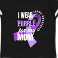 thumbnail image 4 of Inktastic I Wear Purple For My Mom Lupus Awareness Boys or Girls Toddler T-Shirt, 4 of 5