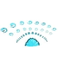 thumbnail image 2 of Yazoeia Unique Shape Ear Expanders Set Acrylic Ear Tapers Plugs Piercing Stud Jewelry Viridis MR318-29299, 2 of 9