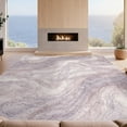 thumbnail image 2 of Design&I 8'x10' Ultra Soft Area Rug, Abstract Pink Boho Swirl Motifs Watercolor Gradient Swirling Purple Flowing None Fluffy Washable Non Shedding for Bedroom Living Room Under Sectional, 2 of 7