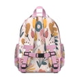 thumbnail image 4 of Abstract Floral Watercolor Student Backpack Spacious Adjustable Shoulder Straps Chest Buckle Water-resistant Lightweight School Backpack for Student and Students, 4 of 5