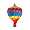 thumbnail image 2 of Kurt Adler Hanging Pre-Lit Glass Ornaments, USB-Powered Hot Air Balloons, Assorted Colors, 2 of 7