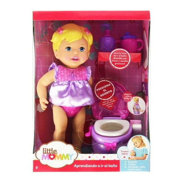 Muneca Little Mommy Aprendiendo A Ir Al Bano