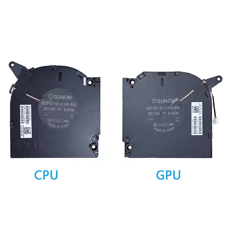 Laptop Cooler CPU GPU Cooling Fan For  OMEN 9 16-WF XF TPN-C167 C168