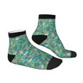 thumbnail image 3 of Bingfone Mushrooms And Flowers Design Patterned Men'S Women'S Casual Cotton Socks, 3 of 9