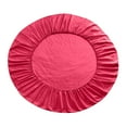 thumbnail image 1 of veasfak Drap de Lit Ajusté - Pur Coton-Lit Rond en Princesse - Rose Pink, 1 of 4
