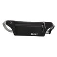 thumbnail image 5 of Running Waist Pack Lightweight Adjustable Waist Pouch for Gym Sports Fitness Black, 5 of 9