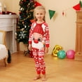 thumbnail image 5 of URMAGIC Matching Family Pajamas Sets Christmas Pjs with Cute Elk and Floral Sleeve Tee and Bottom Loungewear, 5 of 9