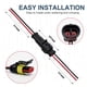 thumbnail image 5 of Conector impermeable de 2 pines y 16 AWG para coche, camión y barco (kit de 5), 5 of 7