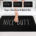 thumbnail image 2 of Xsinufn Diatomaceous Earth Bath Mat,Black Fun Bath Rugs for Bathroom Non-Slip and Washable for Shower,Soft Absorbent Quick Dry Diatomaceous Earth Bath Mats Inside Entryway Door Mat 17"x27", 2 of 6