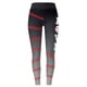 thumbnail image 3 of MKLEKYY Leggings deportivos informales para mujer, pantalones de yoga ajustados con estampado de béisbol, pantalones de entrenamiento informales, 3 of 3