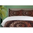 thumbnail image 4 of Ambesonne Mandala Duvet Cover Sets, Universe, 2-Queen, Chestnut Brown, 4 of 7