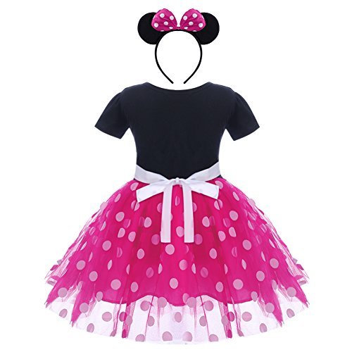 Bebé Chica Lunares Leotardo Navidad Cumpleaños Fancy Dance Disfraz Cosplay Tutú Vestir con IBTOM CASTLE IBTOM CASTLE