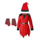 thumbnail image 5 of Disfraz de elfo para niña, disfraz navideño, vestido, sombrero y medias. 120 a 130cm, 5 of 9