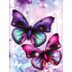 thumbnail image 3 of AZQSD 5d Pintura de diamante Mariposa Animal AB Taladro Punto de cruz Mosaico Manualidades Arte Bordado de diamantes Rosa Flor Decoración de pared, 3 of 5
