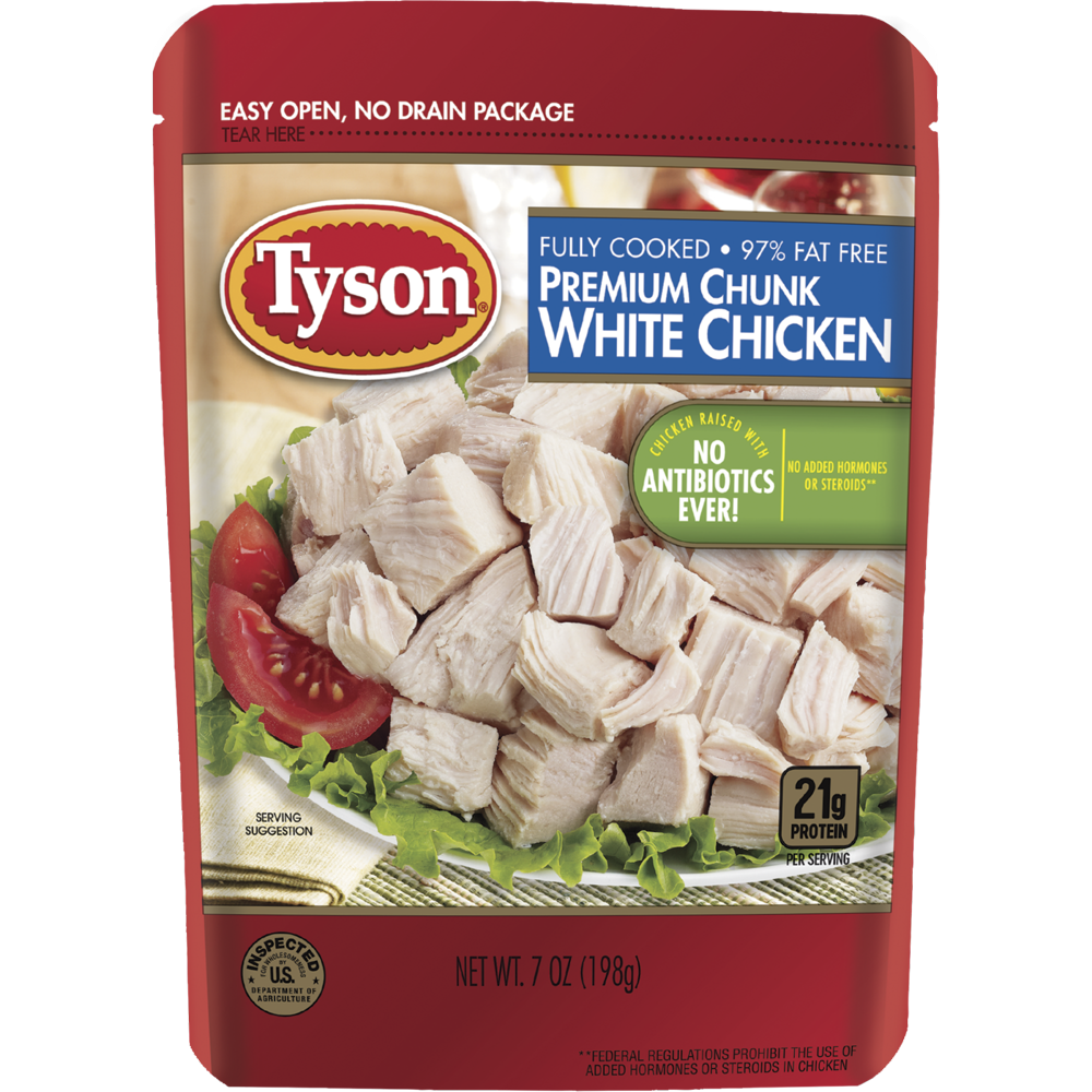 Tyson® Premium Chunk White Chicken Breast, 7 oz.