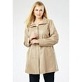 thumbnail image 6 of Jessica London Women's Plus Size A-Line Zip Front Leather Jacket, 6 of 6