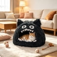 thumbnail image 6 of Sahpxhe Dog Bed Soft Plush Monster Shaped Pet Cave Bed, Cozy Enclosed Pet House With Fun Cartoon Appearance For Small Dogs Cats Indoor, 6 of 6