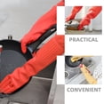 thumbnail image 3 of WORGEOUS 2 pares de guantes para lavar platos, guantes de látex reutilizables, guantes para lavar platos, guantes de cocina, 3 of 8