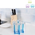 thumbnail image 4 of kurtrusly PP Water Cup Drying Rack Solid Color Foldable Anti-rust Telescopic Universal Home Kitchen Storage Holder Stand Base Purple, 4 of 6