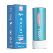COOLA Organic Liplux Sunscreen Lip Balm, Lip Care for Daily Protection, Broad Spectrum SPF 30 Tinted