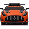thumbnail image 4 of KidsVIP 12V Mercedes Benz GT3 Licensed Ride-On Luxury Sports Car With Rubber Wheels, Leather Seats, Music Player, Lights & Remote, 4 of 13
