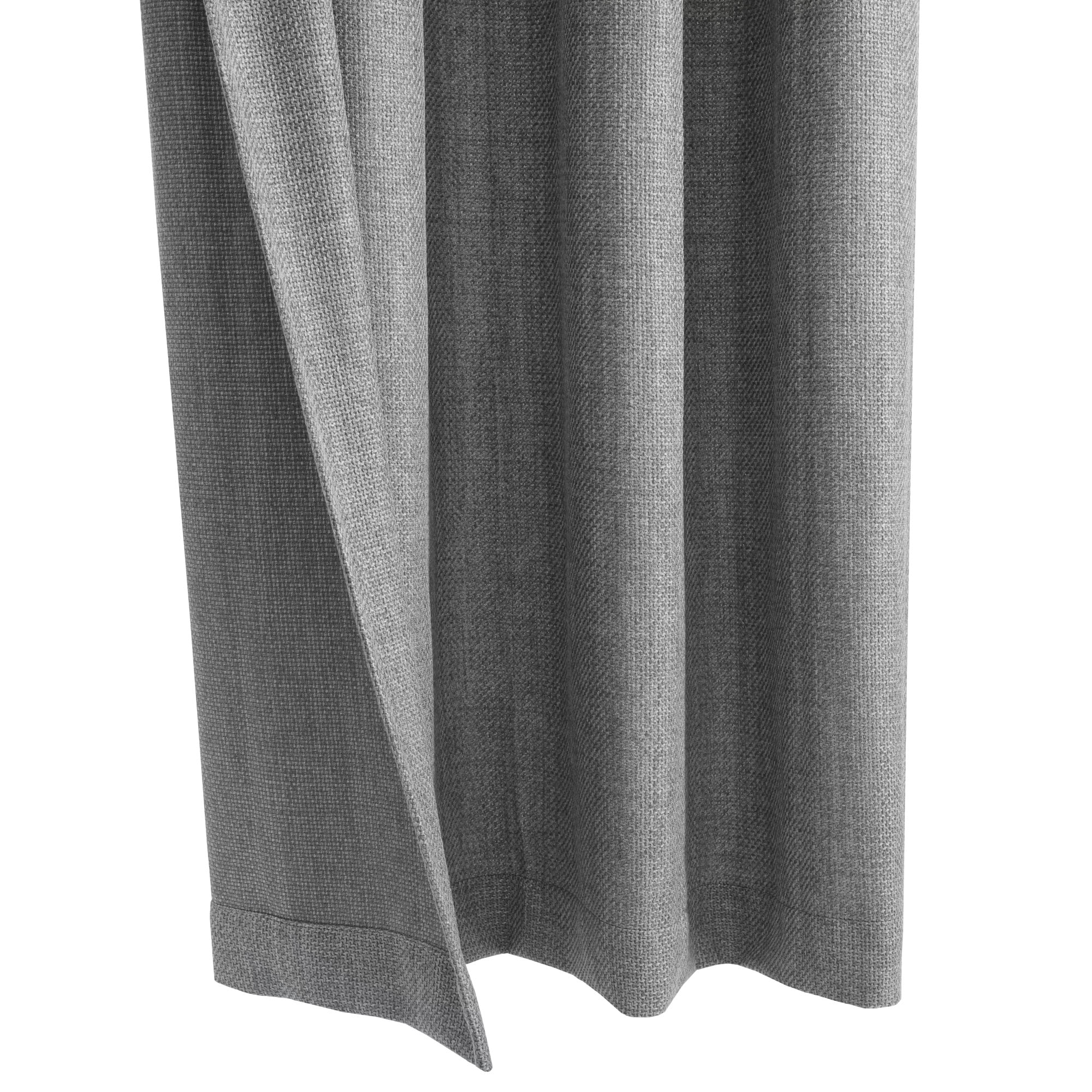 Loft Living Sanaa Light Filtering Grommet Indoor Curtain 52 x 63 in Grey