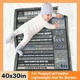 thumbnail image 3 of LHSHID Personalized Grandson Name Blanket from Grandma Grandpa Custom Boy Name Gift Super Soft Lightweight Lions Throws Summer Travel Blankets Birthday Present Decor Bed Sofa, 3 of 9