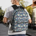 thumbnail image 7 of Fotbe Tropical Sloth Lightweight Casual Laptop Backpack for Men and Women, Daily use Waterproof backpack, Backpack for College, 7 of 7