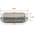 thumbnail image 2 of Stainless Steel Flexible Pipe Exhaust System Flex Part Exhaust Pipe（51 mm）, 2 of 5